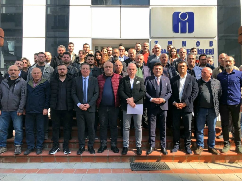 İMO Samsun Şubesinde Basın Açıklaması Yapıldı.
