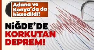 22:08:05 tarihinde enlem 38.0365, boylam 34.0278 ve Derinlik(km) 2.8 olmak uzere OBRUK-BOR (NIGDE) 5.4 buyuklugunde deprem oldu.