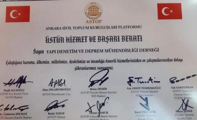 Üstün Hizmet Başarı Ödülü